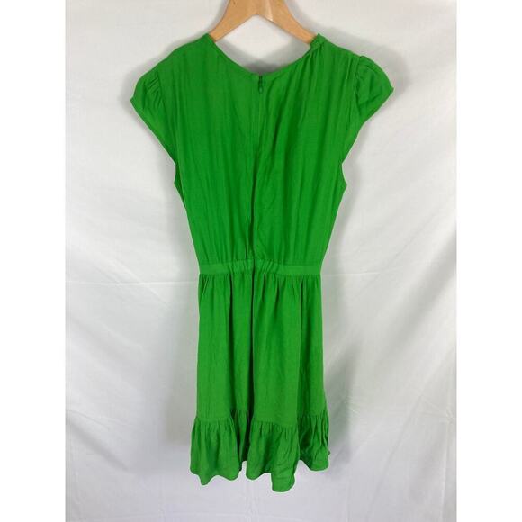 J Crew Faux Wrap Ruffle Dress Size 00 - Picture 6 of 13